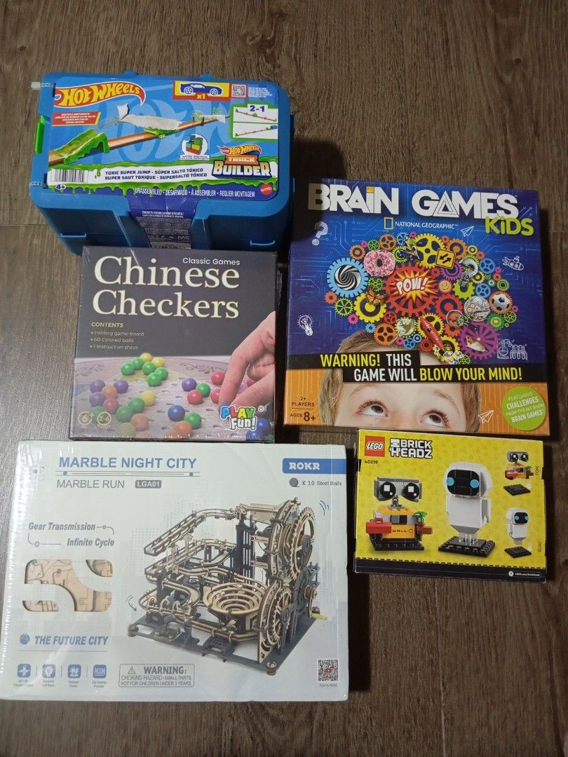 Kids Toys Board Games Lego Building Blocks Marble Run Brain Games Chinese Checkers Chess Hot Wheels Track Builder Hobbies Toys Toys Games on Carousell