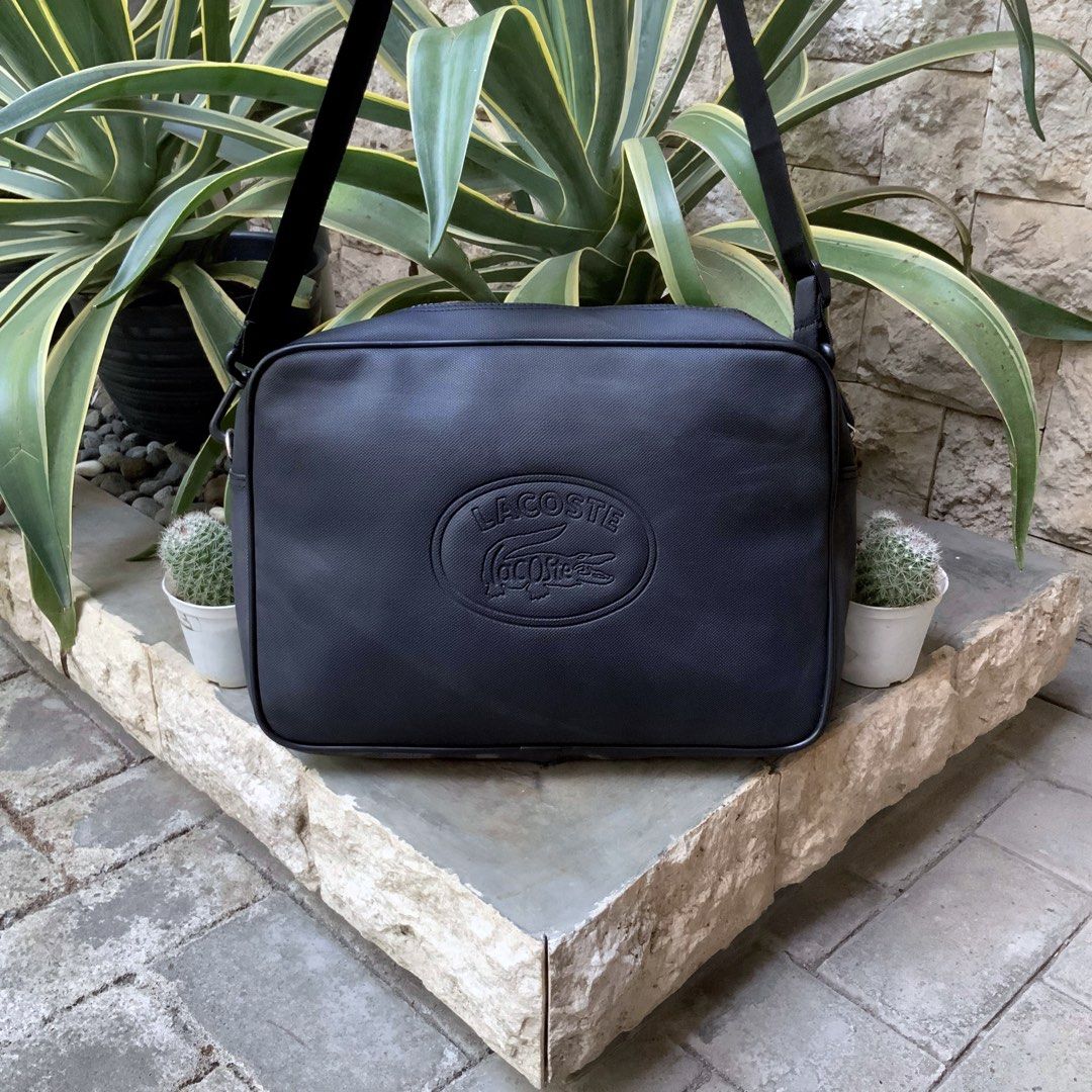Crossover Bag Lacoste Bag With Sling LACOSTE VINTAGE SQUARE CROSSOVER LARGE  SLING BAG