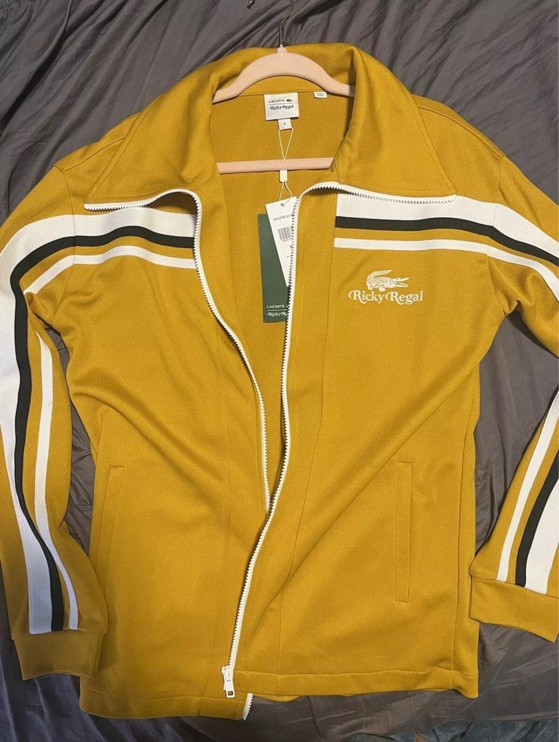 Lacoste x Ricky Regal Pique Zip Retro Track Jacket Yellow