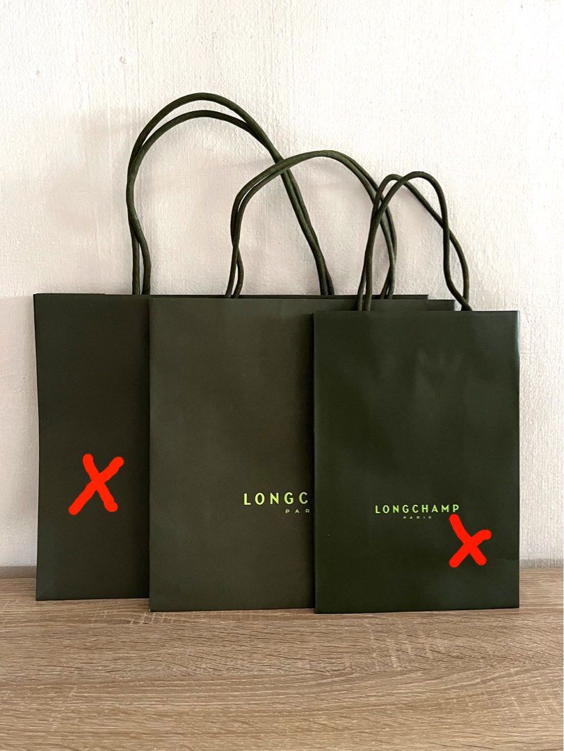 Longchamp paper bag sale