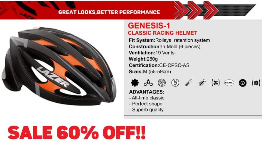 Lazer genesis orange clearance