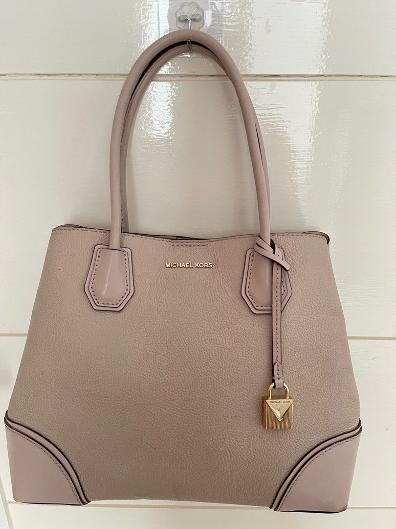 SALE Michael Kors Mercer Gallery Soft Pink Medium sling bag shoulder bag hand bag MK tas tote bag