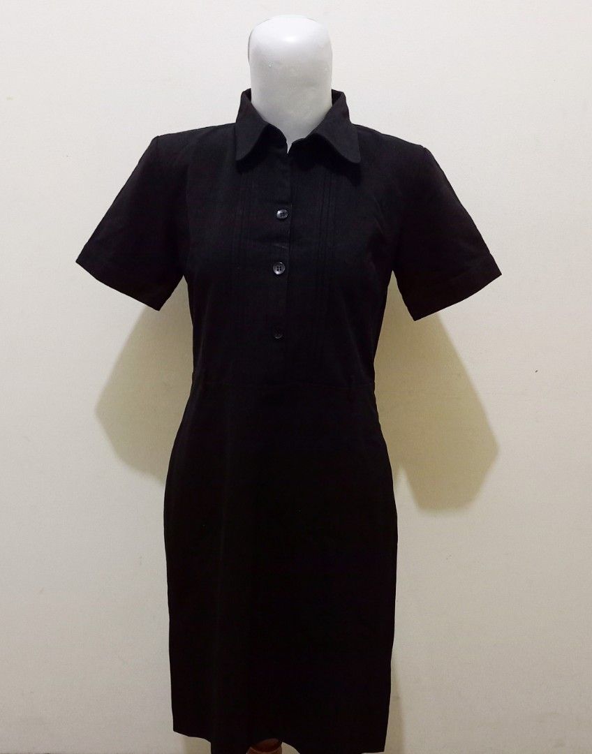 Mididress Dress Hitam Formal Wanita Kemeja Formal Jas Formal wanita