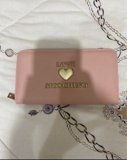 Moschino Pink Long Wallet