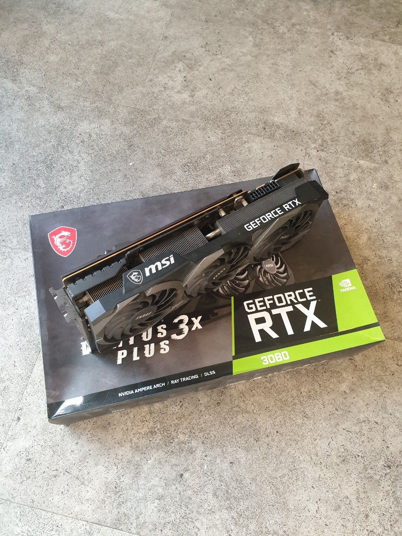 MSI VENTUS 3X RTX 3080 OC 10GB GDDR6X 320BIT NVIDIA VGA