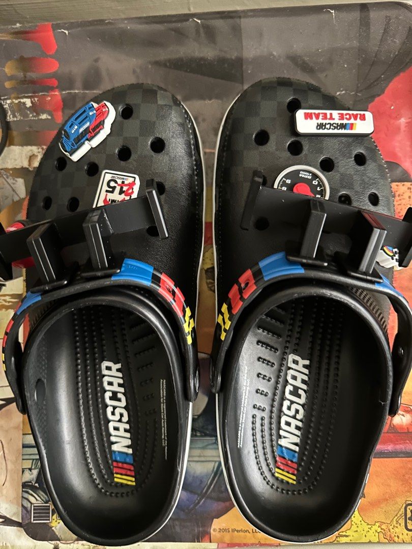 NASCAR Crocs Men s Fashion Footwear Flipflops and Slides on Carousell