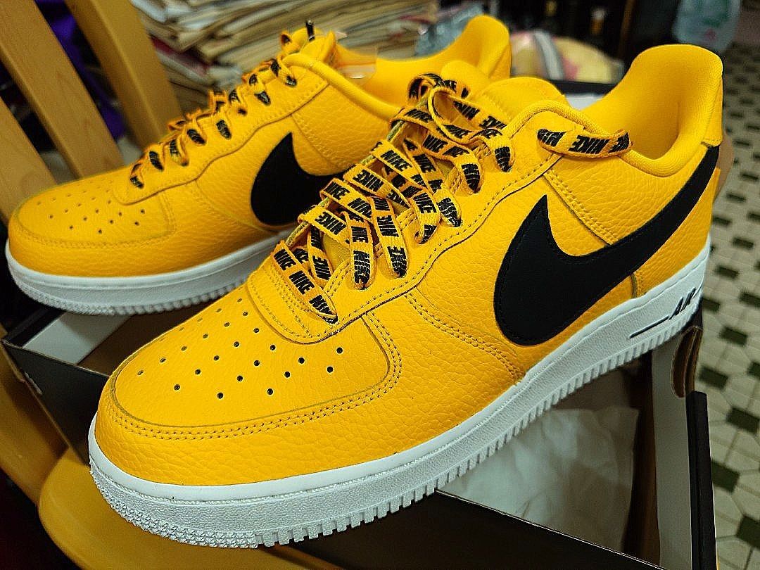 Nike air force 1 nba amarillo discount