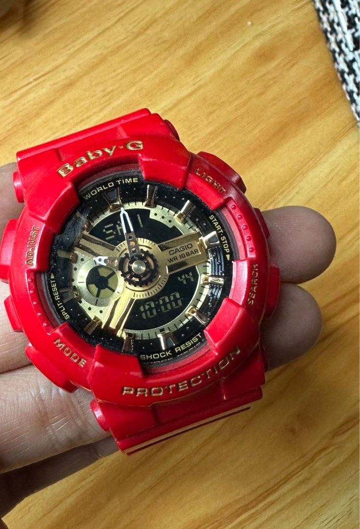 Original Casio 2017 Limited Edition Baby G Red and Gold Women s Fashion Watches Accessories Watches on Carousell