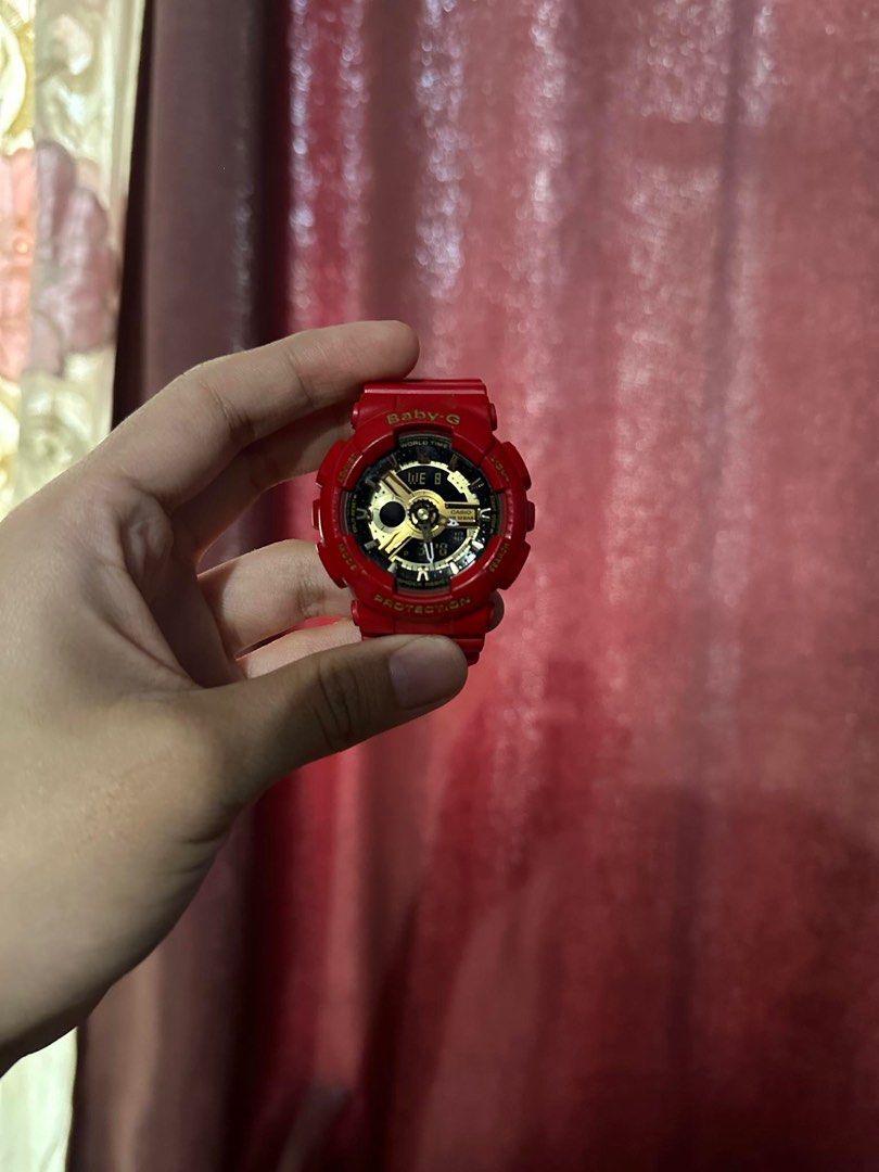 Original Casio 2017 Limited Edition Baby G Red and Gold Women s Fashion Watches Accessories Watches on Carousell