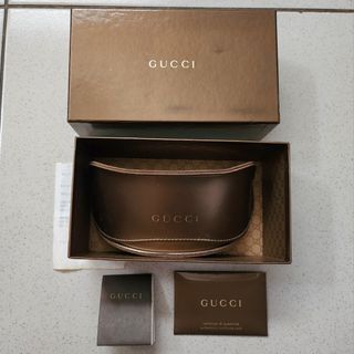 COMPLETE BOX original Gucci aviator shades sunglasses black