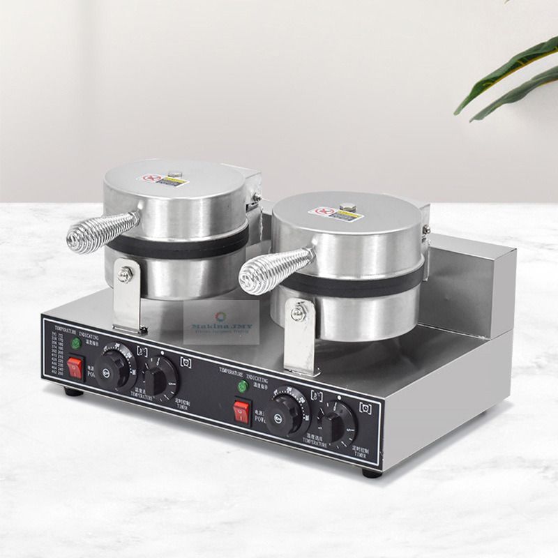 Pancake Waffle Maker Double Heads (Category: Other Kitchen Appliances) located in Manila. Submitted by makinaryageneral.merchandise (Listing ID 1154415476, Image 2). Description: Features 1. Stainless steel body 2. Stainless silk-screen panel 3. Good appearance 4. Easy to clean 5. Well design of handle can heat resistant and practical. 6. Non-stick, heat even that waffle with unique flavor 7. With temperature control and timing device 8. Easy to 