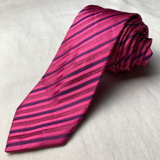 Pink Stripes Necktie