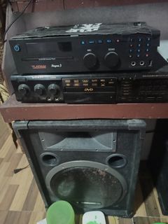 platinum karaoke and amplifier with koncert speaker