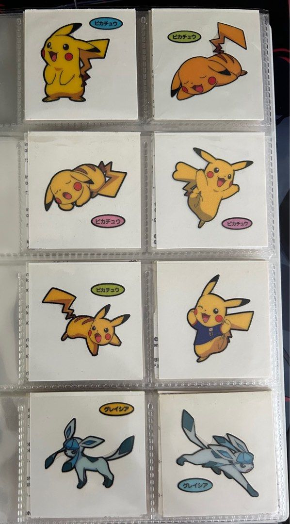 POKEMONSTERS DECOCHARA 情けなく SEAL ポケモンパン シール入れ