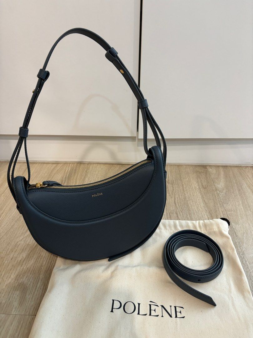 Polène | Bag - Numéro Dix - Textured Midnight Blue