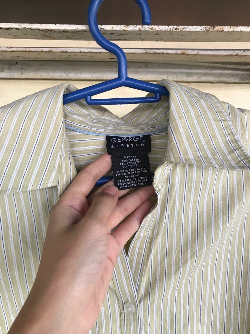 Polo Long sleeves (Category: Longsleeves) located in Minalin. Submitted by declutter_ry (Listing ID 1309633513, Image 2). Description: George brand, polo long sleeves for W -S -₱120 -Mop: Gcash, Transfer -Mod: J&t sf c/o buyer Thank you!.
