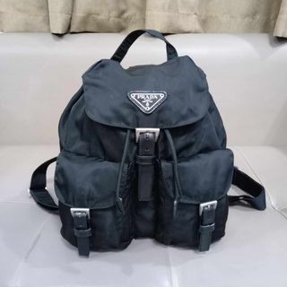 Prada Vela Backpack Nero Small