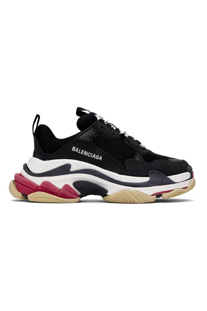 PREOWNED BALENCIAGA TRIPLE S BRED SNEAKER