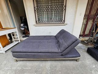 RECLINING SOFABED

11,200 pesos😊

L 75" w 45" full reclined
L 39" sofa
Stainless frame legs
No stain
No faded fabric
In good condition
Reclining ( working )
Japan surplus