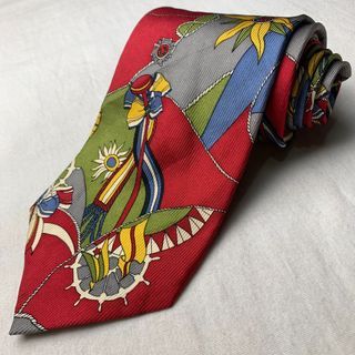 Red Graphic Novelty Necktie