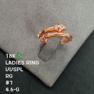 Rose Gold Zirconia Stones Ring