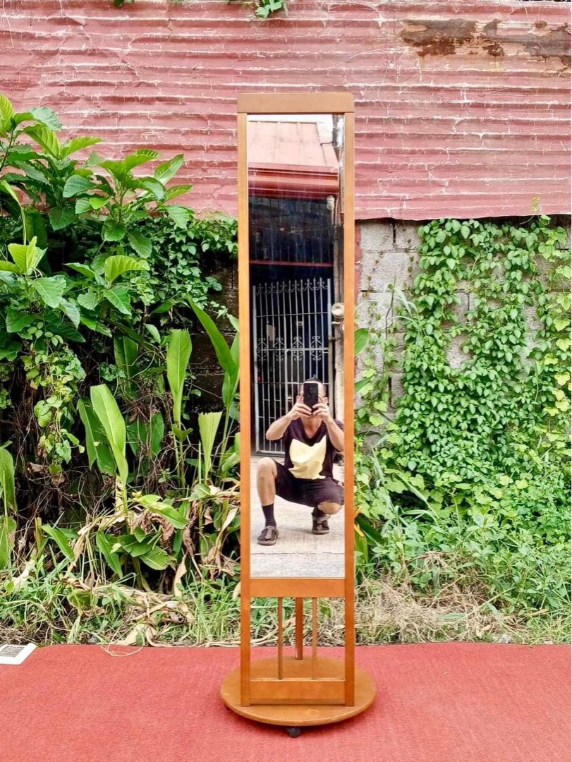 Rotating Mirror w/ Hanger Rack, Furniture & Home Living, Home Decor ...