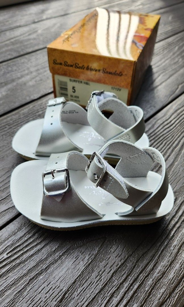 Silver sandals size 5 clearance