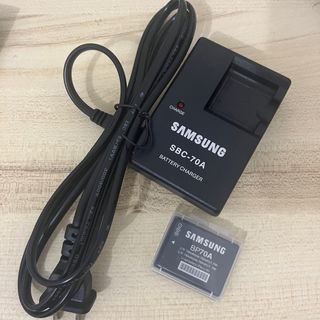 Samsung BP70A SBC-70A battery and charger set
