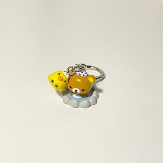 San x rilakkuma and kiroi keychain/keyring | rilakkuma anik | rila charm | rilakkuma bath series keychain