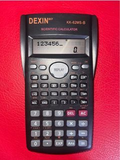 Scientific Calculator with battery and slide-on hard case