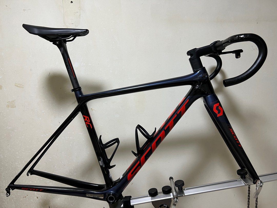 SCOTT 2018 Addict RC 10 XS frame only Sports Equipment Bicycles Parts Bicycles on Carousell