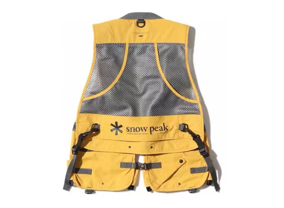 Snow Peak X Toned Trout Game Vest, Men's Fashion, Activewear on