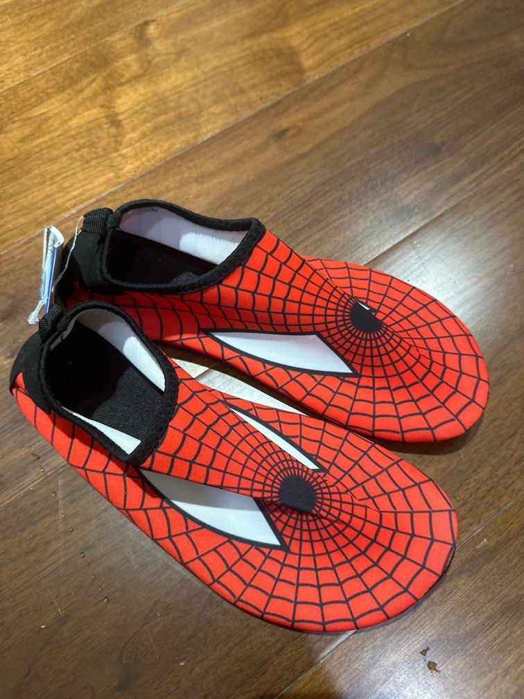 Spiderman Water Shoes fits 38 39 Women s Fashion Footwear Flipflops and Slides on Carousell