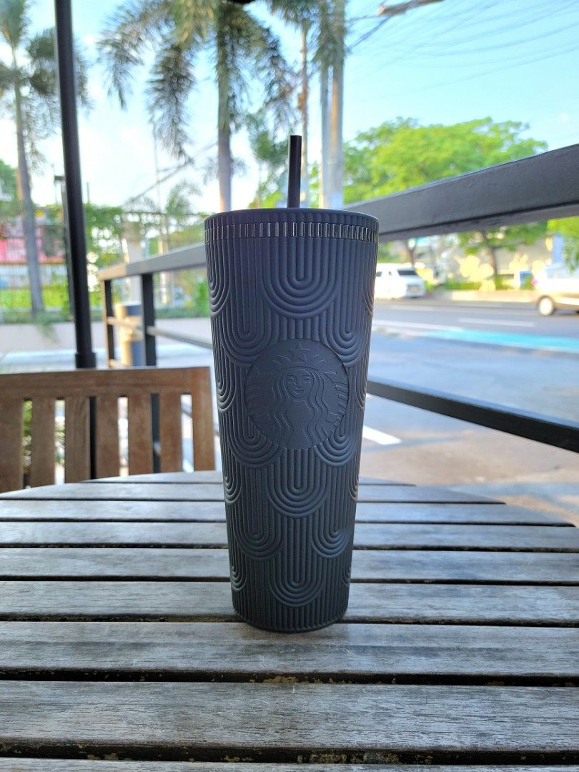 Starbucks Indonesia Matte Black Scale Cup 24 fl.oz, Furniture & Home  Living, Kitchenware & Tableware, Water Bottles & Tumblers on Carousell