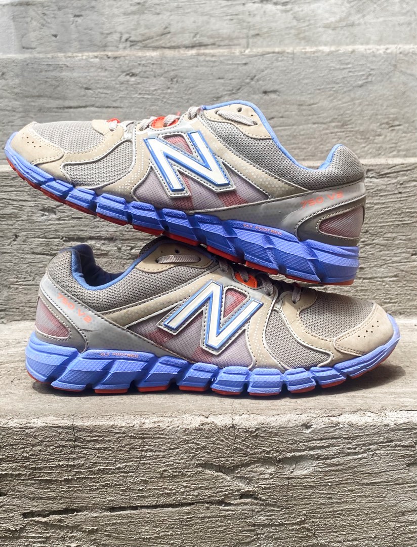 STEAL NB 750 v2 grey purple orange Women s Fashion Footwear Sneakers on Carousell