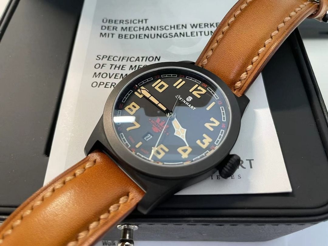 Steinhart military 42 automatic black discount