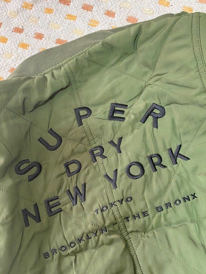 Superdry quilted utility bomber jacket 2025