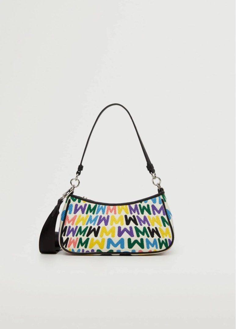 Tas Mango Baguette Bag With Logo slingbag shoulder bag