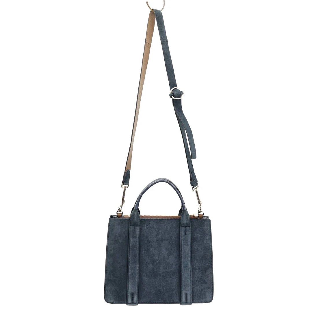 Theory Nubuck Roma West Mini Bag, Barang Mewah, Tas & Dompet di 