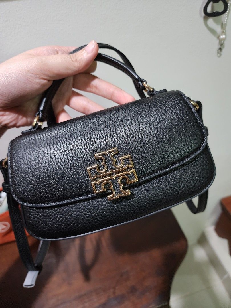 Tory Burch Britten Mini Top Handle Crossbody (Category: Luxury Bags & Wallets) located in Antipolo. Submitted by pinxi123 (Listing ID 1309689465, Image 2). Description: bnew guaranteed authentic got this from a very reliable and trusted IG store rfs : too small for my liking, using sale proceeds to buy a bigger one :).