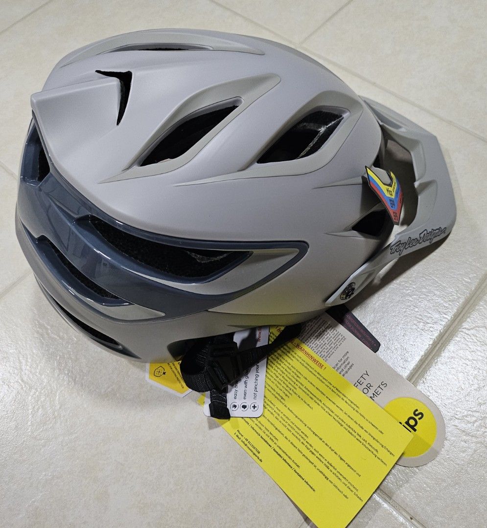 Troy Lee A3 Helmet MIPS Fidlock Uno Light Grey XL/XXL Enduro