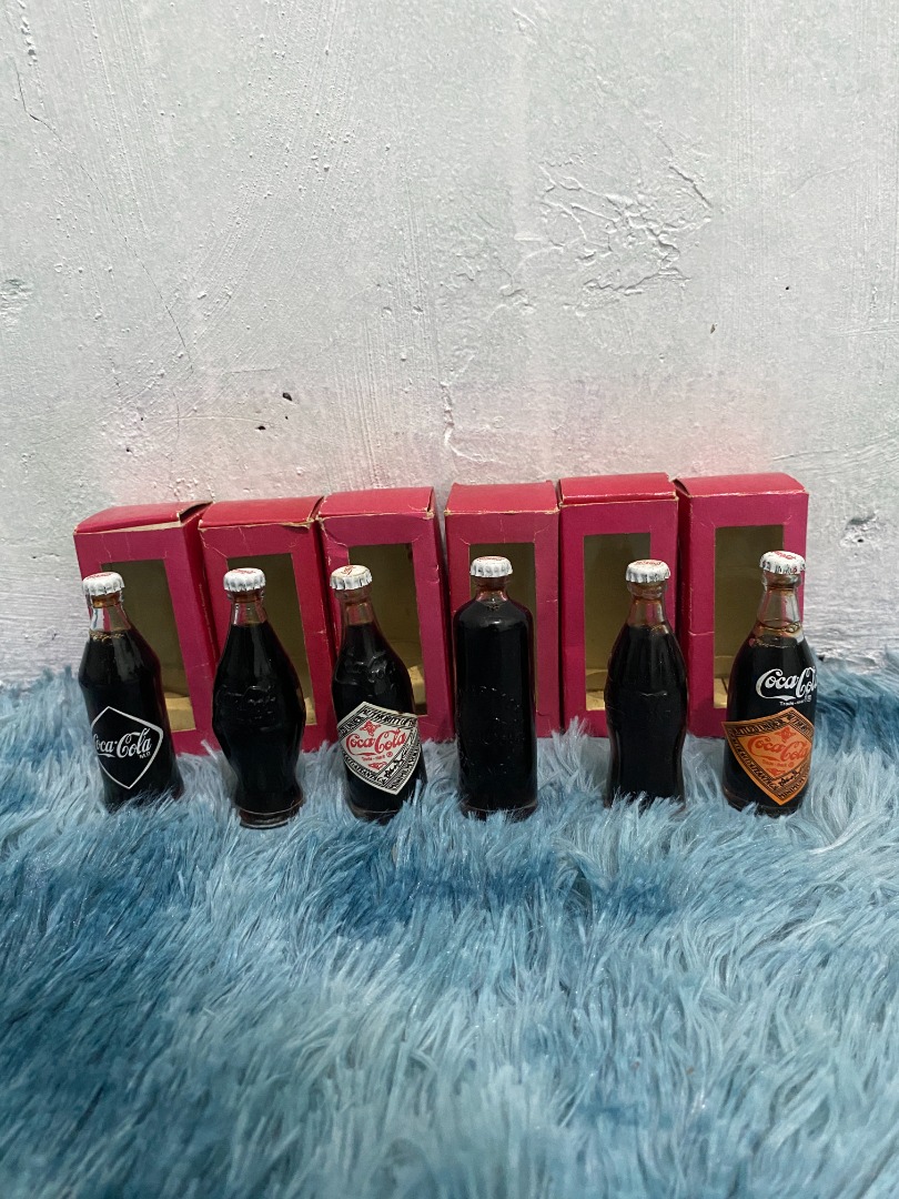 Vintage Coca Cola Bottles Miniature, Hobbies & Toys, Memorabilia ...