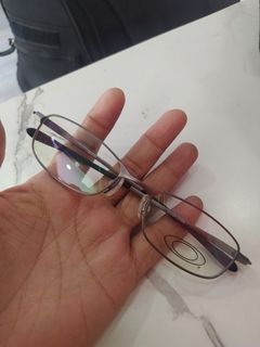 Vintage Oakley eyeglasses Frames Mercury Matte Razor wire