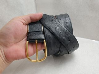 Vintage Ostrich Leather Belt
