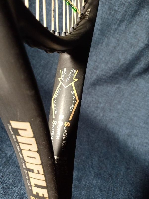 Wilson Profile Dual Taper Beam Racket, Sports Equipment, Sports & Games ...