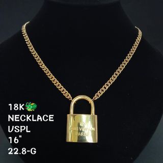 Yellow Gold L.V. Curb Chain Necklace