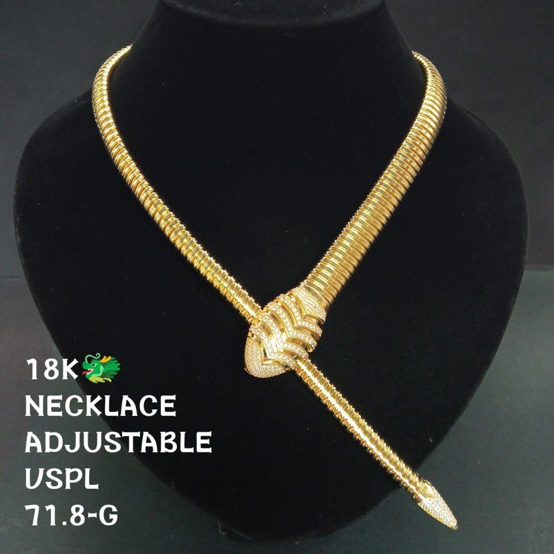 YG Serpentine Necklace (Category: Necklaces) located in Manila. Submitted by blggold (Listing ID 1309553422, Image 1). Description: Pls read this msg: Pls follow Me. Click and send me the photo so I can give you the price. Pls take note prices per gram are different in each photo. Gcash Or BDO Bank Transfer. Payment first before we release the Gold in Our Shop then We can send it to Your Address. No rush it depends upon the availability of the Go