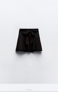 ZARA skort with tied belt