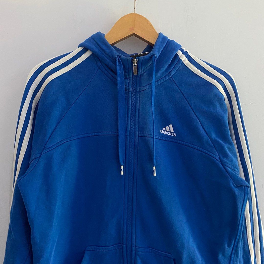 zipper hoodie adidas 3 stripe second