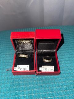 18k Saudi Gold Wedding Ring Couple